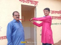 Asalwadi sanitation facilities inauguration